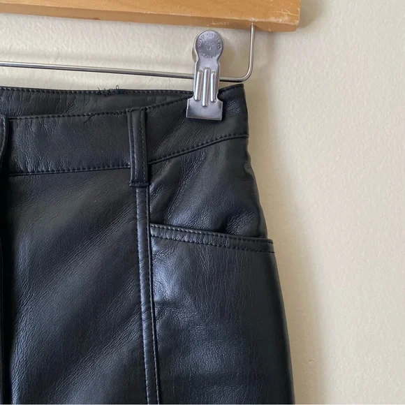 Aritzia Wilfred Rebel Pant High-waisted Vegan Leather pants
